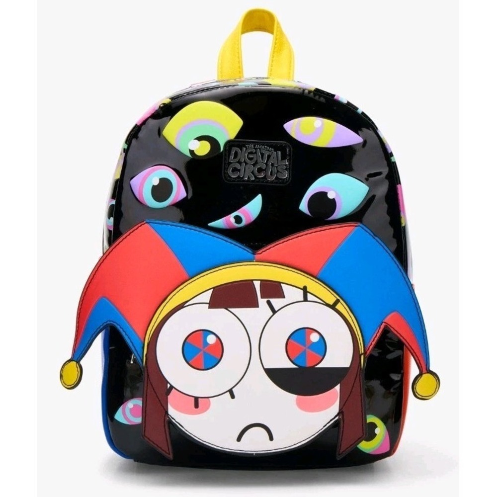NEW The Amazing Digital Circus Pomni AOP Eyes Mini Backpack